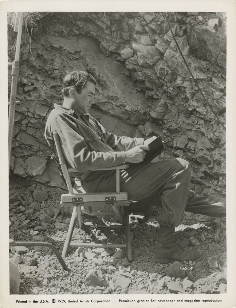 On the Beach (Original photograph of Gregory Peck on the set of the 1959 film