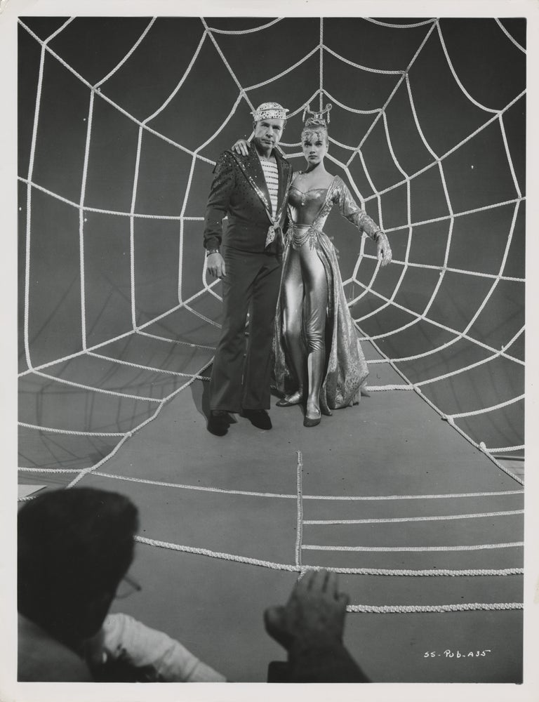 Book #152569] Susan Slept Here (Original photograph of Dick Powell and Debbie Fisher on the set...