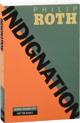 Book #152645] Indignation (Advance Reading Copy). Philip Roth