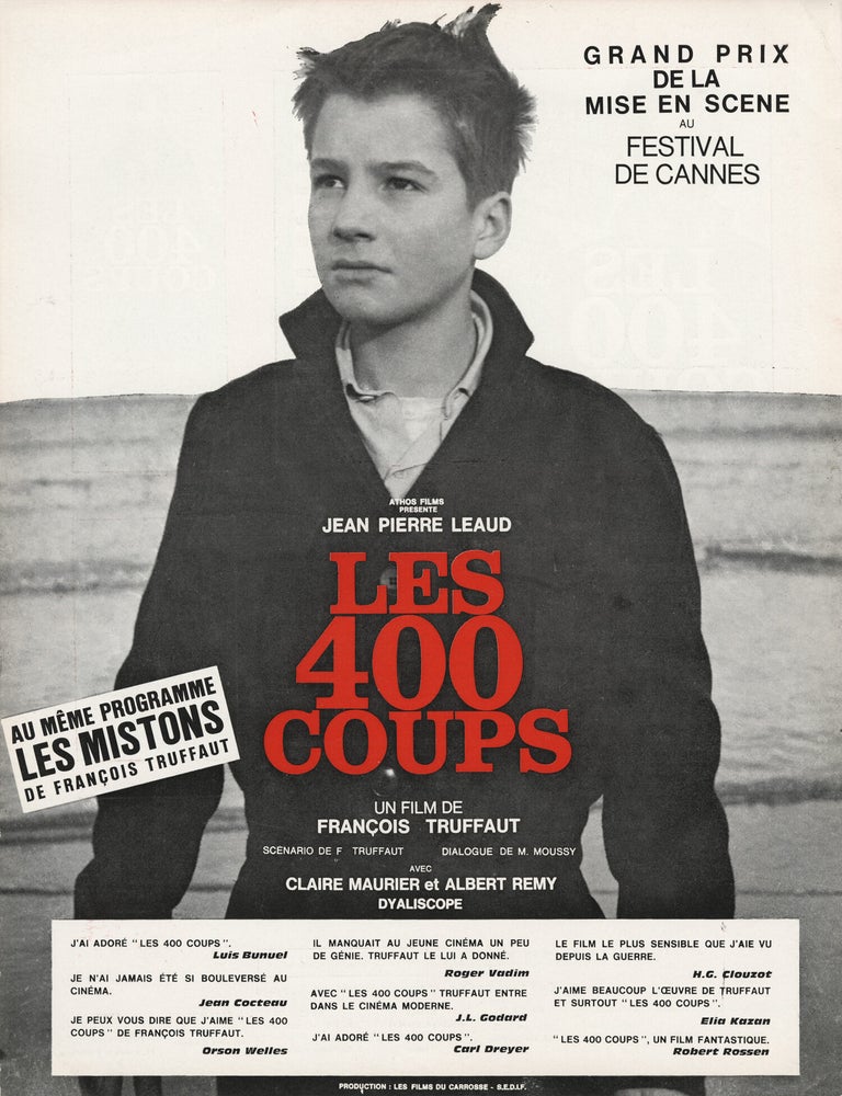 The 400 Blows [Les 400 Coups] (Original press sheet for the 1959 French film