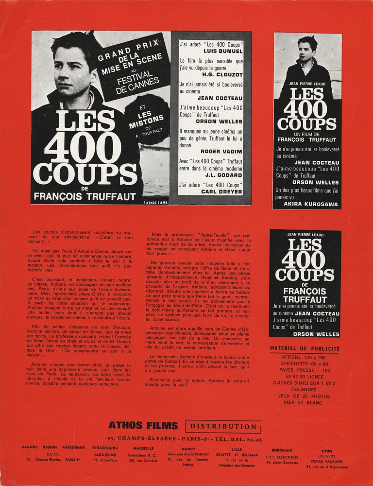 The 400 Blows [Les 400 Coups]
