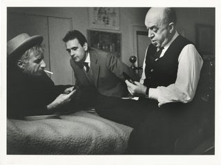 Book #152725] Original photograph of Otto Preminger playing cards, circa 1960s. Otto Preminger,...