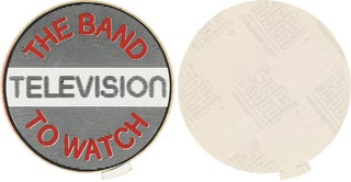 Book #152746] Television: The Band to Watch (Original promotional sticker, circa 1977). Television