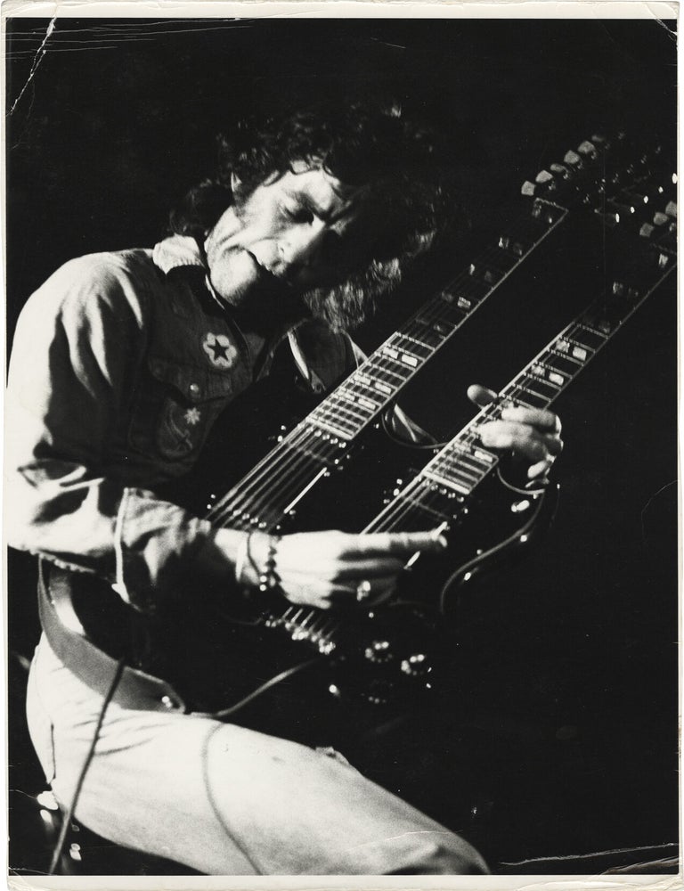Original photograph of Bob Weston performing with Fleetwood Mac in 1973
