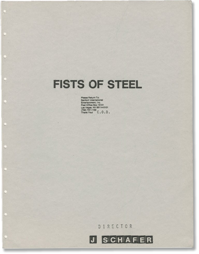 [Book #152771] Fists of Steel. Jerry Schafer, Henry Silva Carlos Palomino, Marianne Marks, screenwriter director, starring.