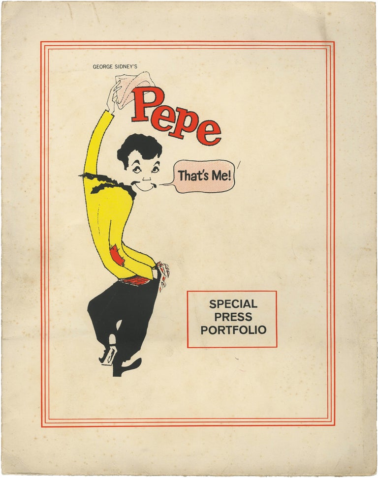 Book #152830] Pepe (Original press kit for the 1960 film). Cantinflas, George Sidney, Leslie...