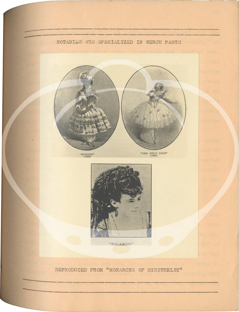 San Francisco Theatre Research, Vol. 13: Minstrelsy