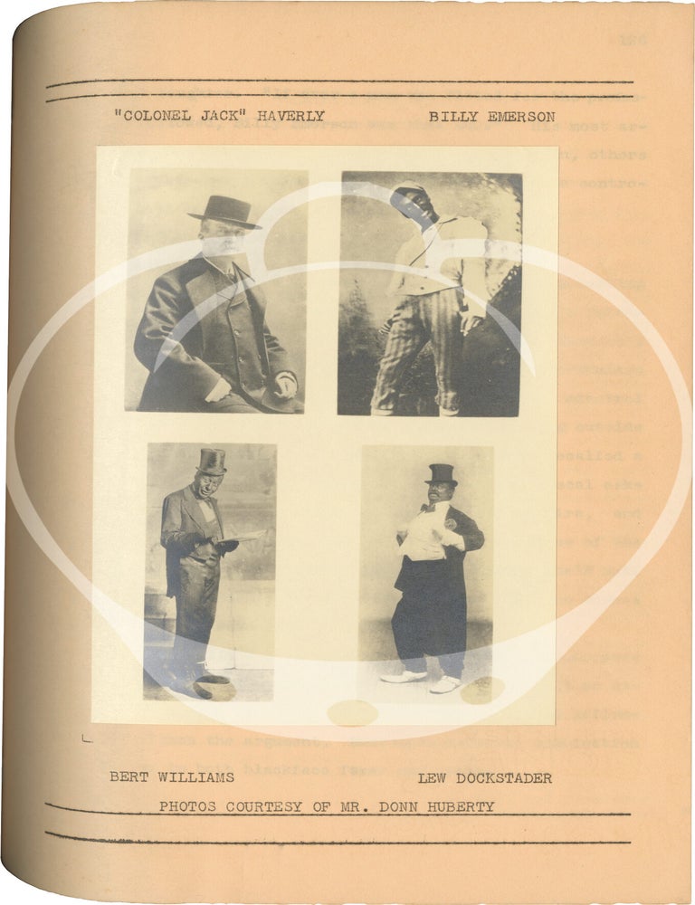 San Francisco Theatre Research, Vol. 13: Minstrelsy