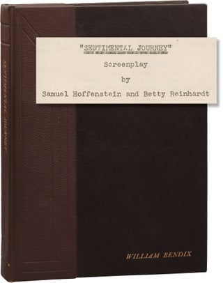Book #152881] Sentimental Journey (Original screenplay for the 1946 film, presentation copy...
