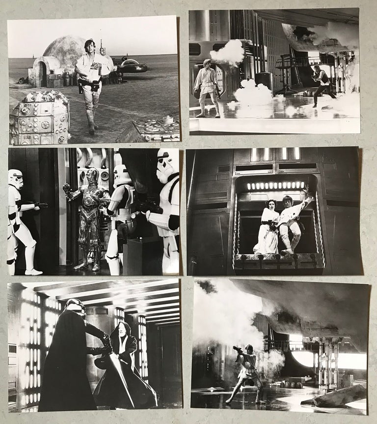 [Book #153062] Star Wars [Star Wars: Episode IV - A New Hope]. George Lucas, Harrison Ford Mark Hamill, Alec Guinness, Peter Cushing, Carrie Fisher, screenwriter director, starring.