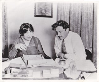 Book #153067] Photograph of Silvano Balboni and June Mathis, circa 1920s. Silvano Balboni June...