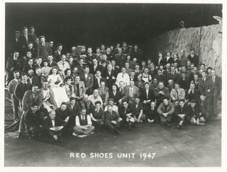 Book #153144] The Red Shoes (Original oversize cast photograph from the set of the 1948 British...