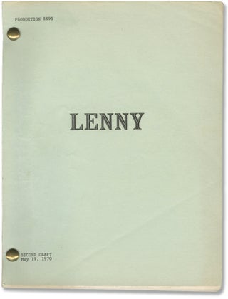 Book #153149] Lenny (Original screenplay for the 1974 film). Bob Fosse, Julian Barry, Valerie...