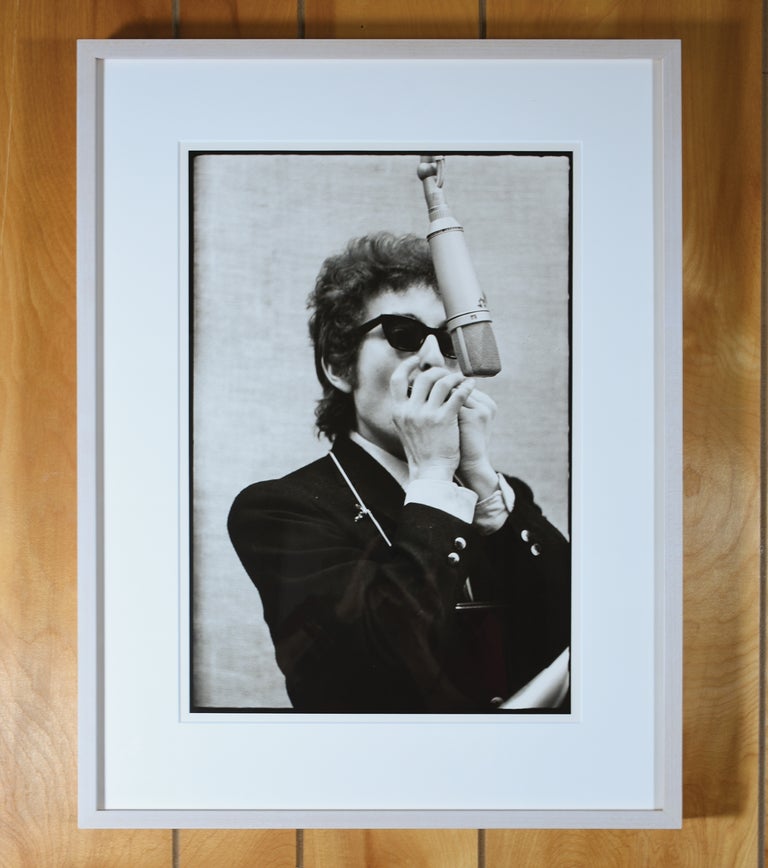 Original oversize photograph of Bob Dylan used for the cover of the 1991 release Bootleg Series, Volume 1-3