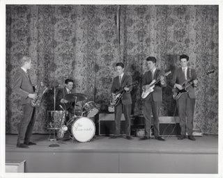 Book #153218] Photograph of David Bowie and his first band The Kon-rads, 1963. The Kon-rads David...