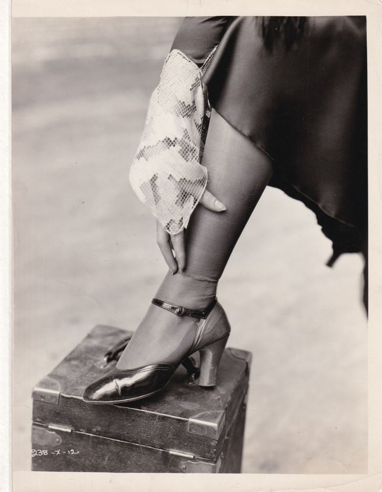 Book #153223] Original photograph of Joan Crawford's foot, circa 1930. Joan Crawford, subject
