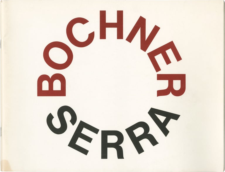 [Book #153259] Mel Bochner / Richard Serra. Mel Bochner Richard Serra.