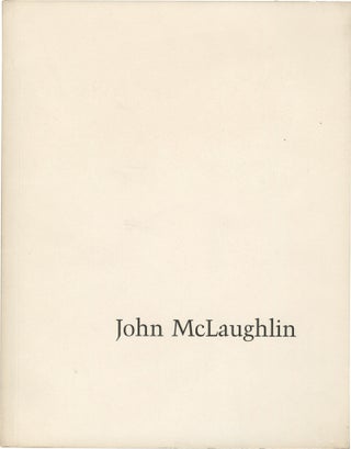 Book #153355] John McLaughlin: Paintings 1949-1975 (First Edition). John McLaughlin