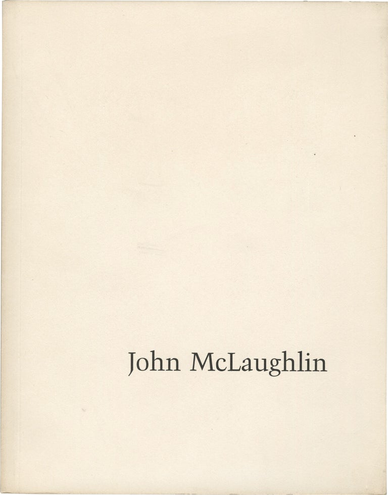 [Book #153355] John McLaughlin: Paintings 1949-1975. John McLaughlin.