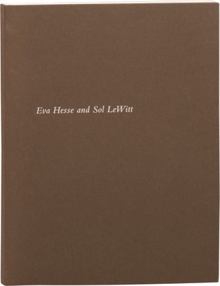Book #153529] Eva Hesse and Sol LeWitt (First Edition). Sol LeWitt Eva Hesse