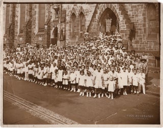 Book #153578] Original photograph of a Sunday school class at Metropolitan Methodist Episcopal...