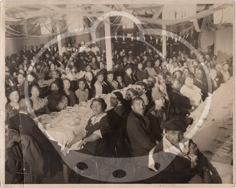 Collection of six original photographs of Baltimore church gatherings, circa 1940s-1950s