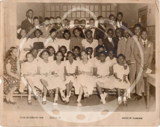 Collection of five original photographs of African American schoolchildren in Baltimore, 1945-1967