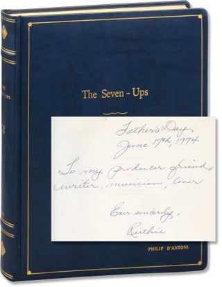 Book #153621] The Seven-Ups (Original screenplay for the 1973 film, presentation copy belonging...