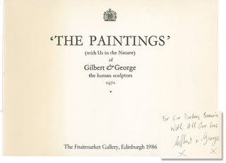 Book #153624] The Paintings (with Us in the Nature) of Gilbert and George the Human Sculptors...