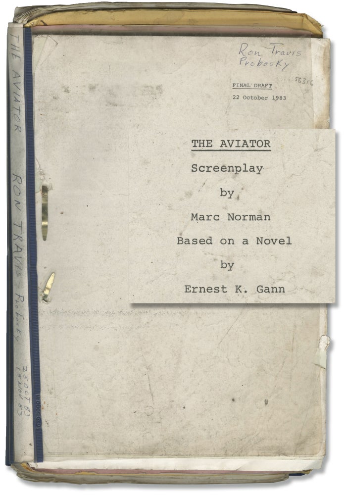 [Book #153631] The Aviator. Rosanna Arquette Christopher Reeve, George T. Miller, Ernest K. Gann, Marc Norman, starring, director, novel, screenwriter.