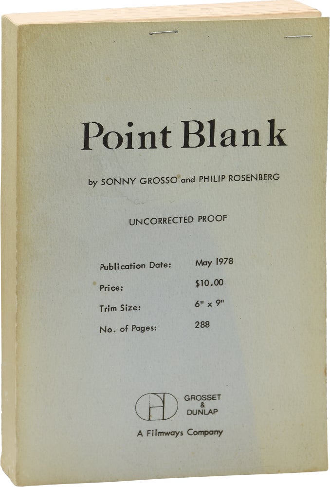 [Book #153655] Point Blank. Philip Rosenberg Sonny Grosso.