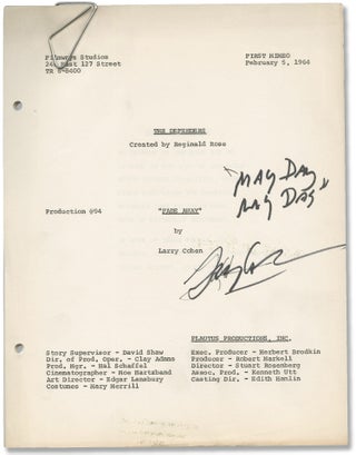 Book #153682] The Defenders: May Day! May Day! [Fade Away] (Original screenplay for the 1964...