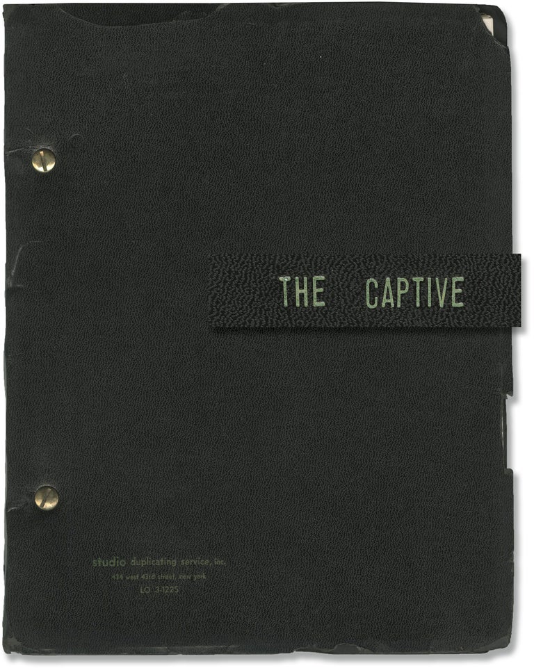[Book #153686] The Defenders: The Captive. Larry Cohen, Charles S. Durbin, Robert Reed E G. Marshall, Dana Elcar, Andrew Duggan, screenwriter, director, starring.