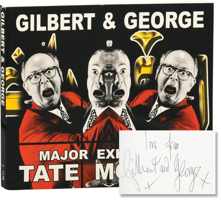 Book #153742] Gilbert and George: Major Exhibition (First Edition, inscribed). Gilbert, George,...