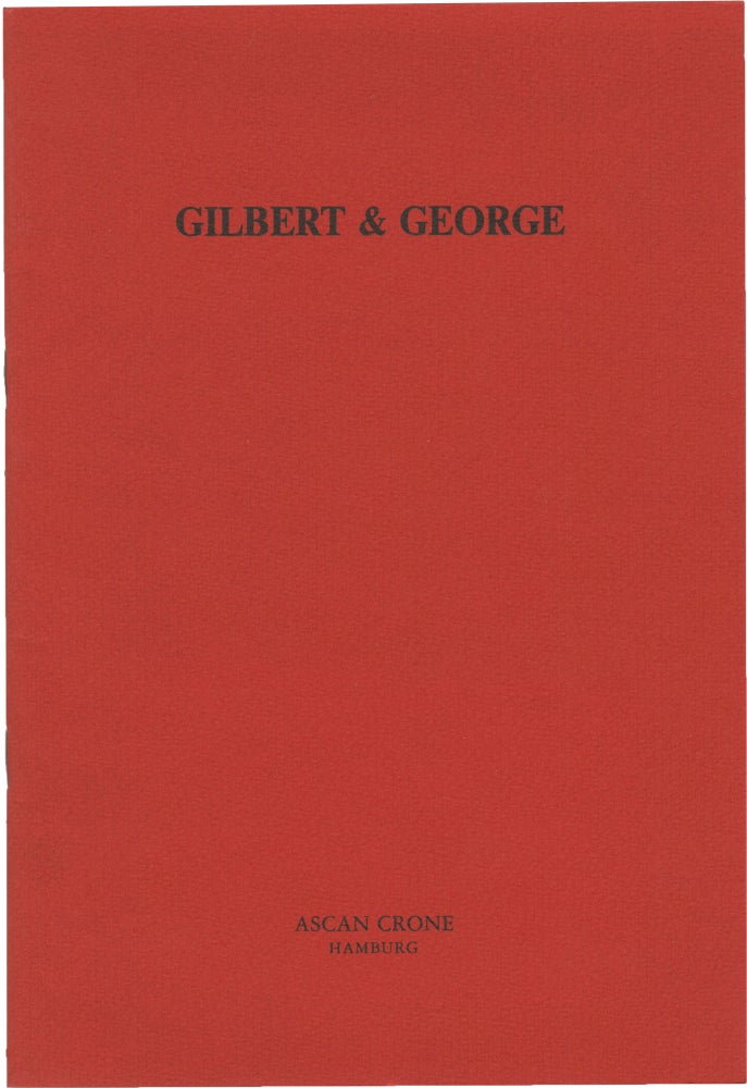 Book #153745] Gilbert and George: The 1988 Pictures (First Edition). Gilbert, George, texts