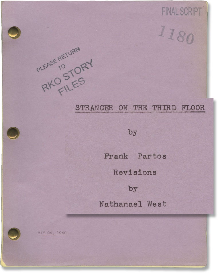 Book #153773] Stranger on the Third Floor (Original screenplay for the 1940 film noir). Film...