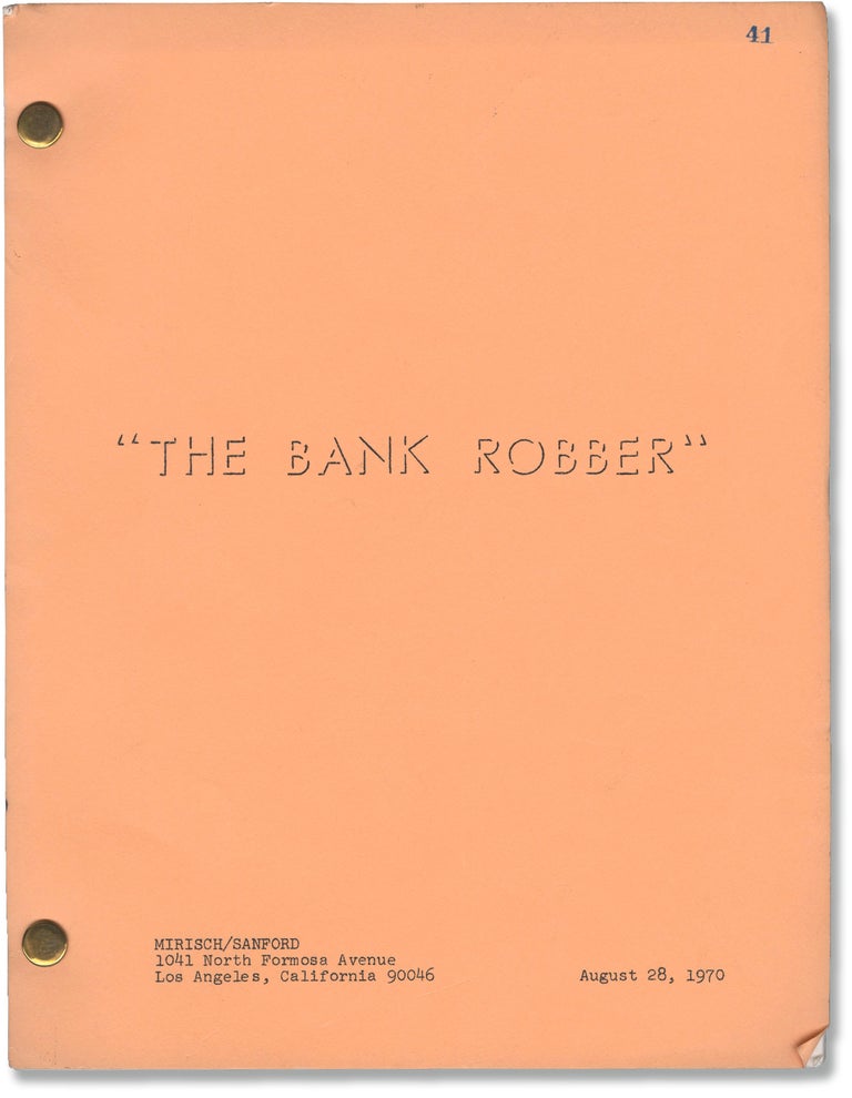 Book #153776] The Spikes Gang [The Bank Robber] (Original screenplay for the 1974 film). Richard...