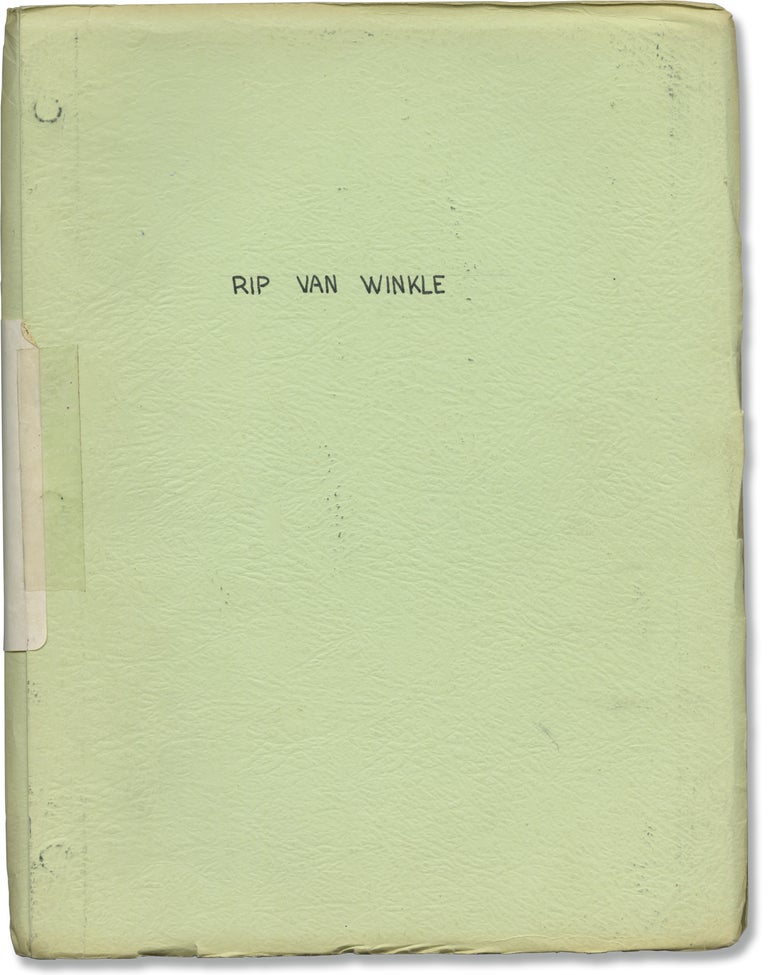 Book #153809] Rip Van Winkle (Vintage script for an unproduced musical play). Washington Irving,...