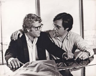 Book #153865] What's Up, Doc? (Original photograph of Peter Bogdanovich and Ryan O'Neal on the...