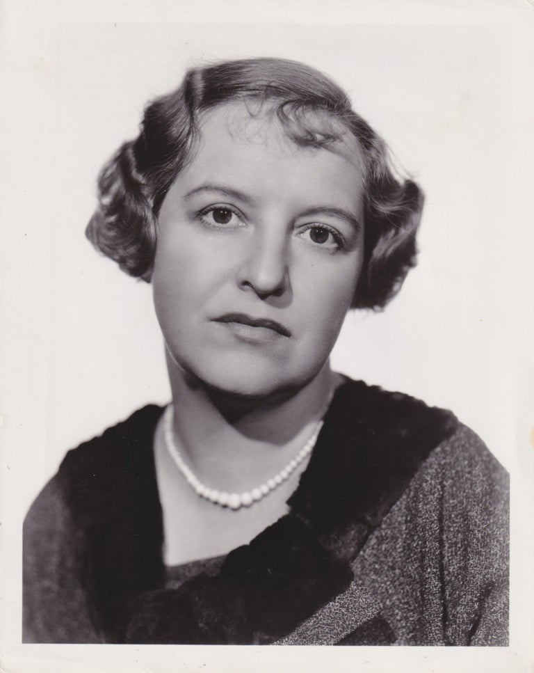 Book #153870] Original photograph of screenwriter Frances Goodrich, circa 1935. Frances Goodrich,...