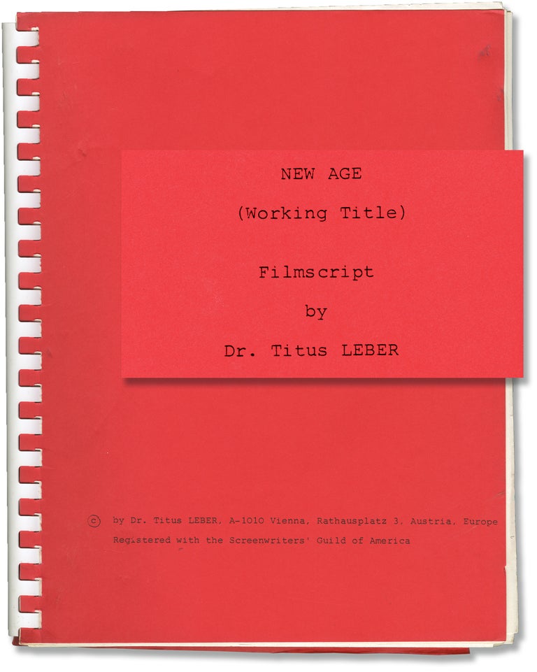 Book #153893] New Age (Original screenplay and treatment script for an unproduced film). Titus...