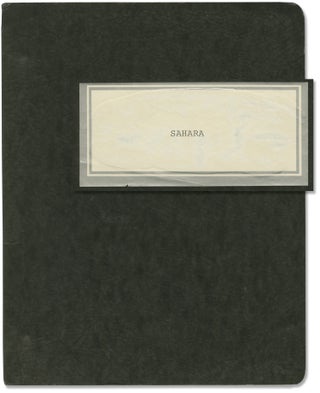 Book #153894] Sahara (Original screenplay for the 1983 film). Lambert Wilson Brooke Shields,...