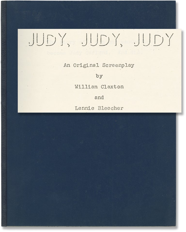 [Book #153900] Judy, Judy, Judy. Lennie Bleecher William Claxton, screenwriters.