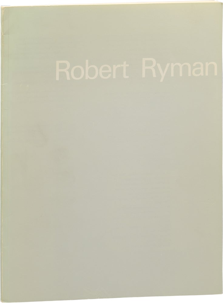 [Book #154049] Robert Ryman. Robert Ryman, Naomi Spector, essay.