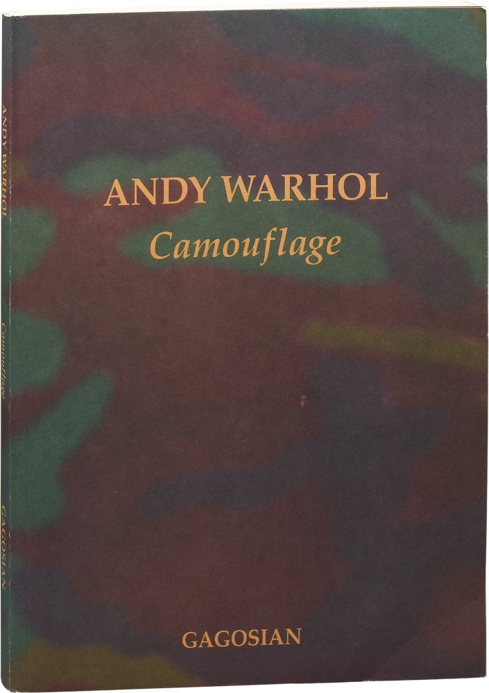 Book #154279] Andy Warhol: Camouflage (First Edition). Andy Warhol, Bob Colacello Brenda...
