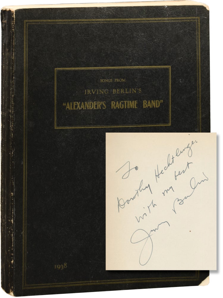 [Book #154298] Songs from Irving Berlin's "Alexander's Ragtime Band" Irving Berlin.