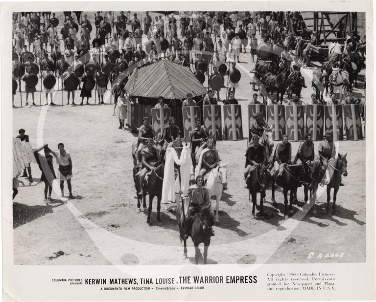 Book #154314] The Warrior Empress (Original photograph from the 1960 film). Kerwin Mathews Tina...