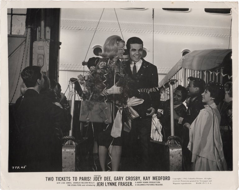 Book #154316] Two Tickets to Paris! (Original photograph from the 1962 film). Gary Crosby Joey...