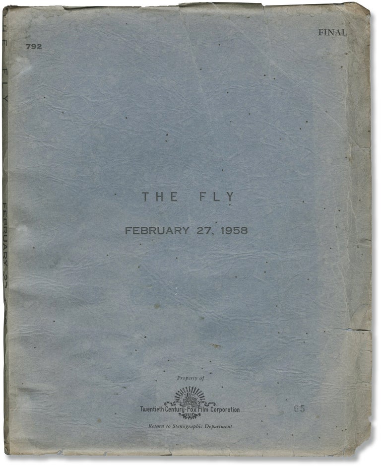Book #154323] The Fly (Original screenplay for the 1958 film). Vincent Price, Kurt Neumann, James...