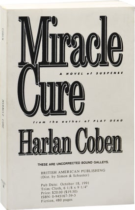 Book #154343] Miracle Cure (Uncorrected Proof). Harlan Coben